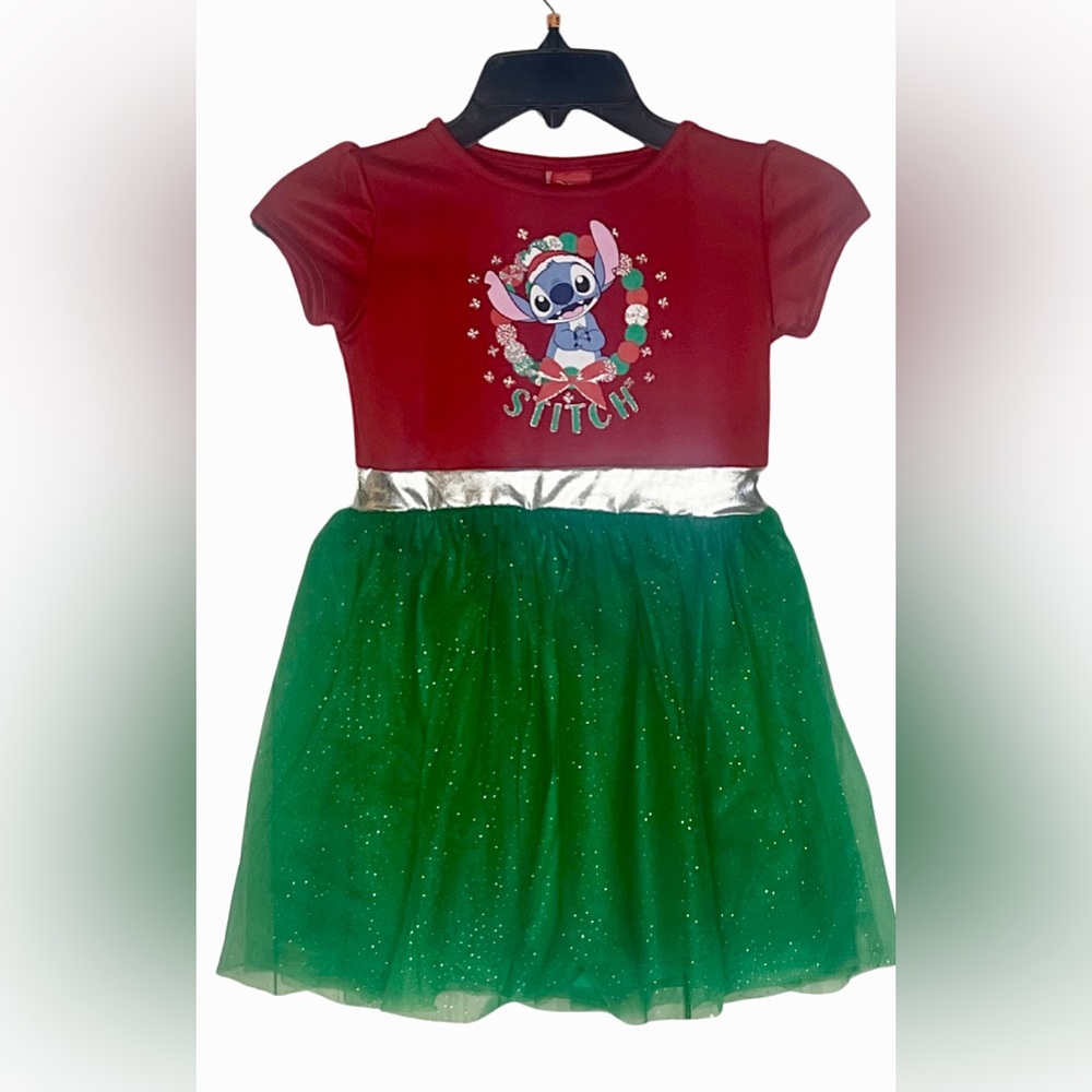 Girl’s Disney Stitch Holiday Dress